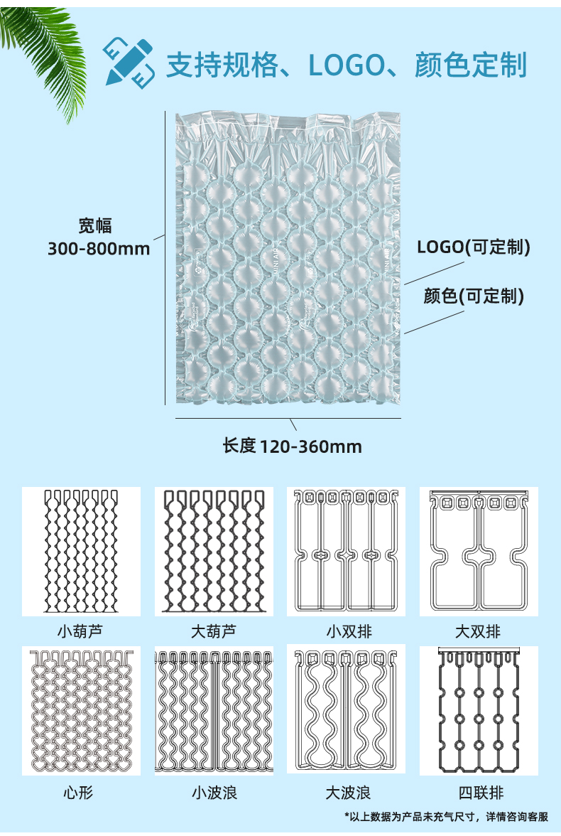 MINI AIR Max葫芦膜(Wrapper)支持样式、规格、颜色、印刷定制