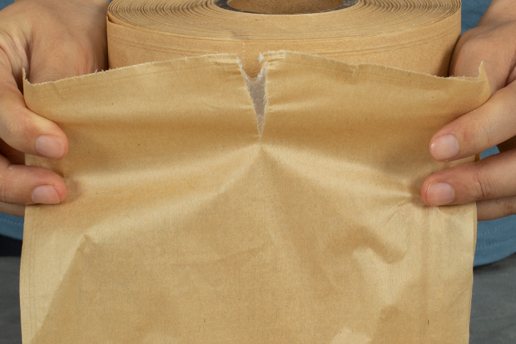 纸气垫由可降解的环保材质制成